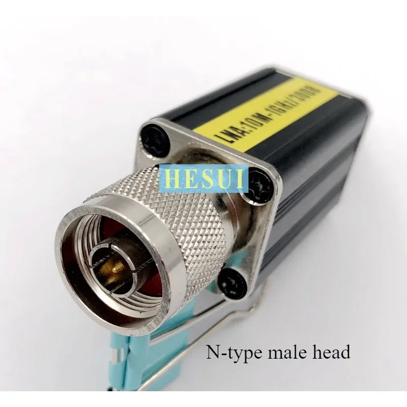 N-type band feed amplifier LNA 10M-1GHZ 30DB low noise amplifier Wide voltage