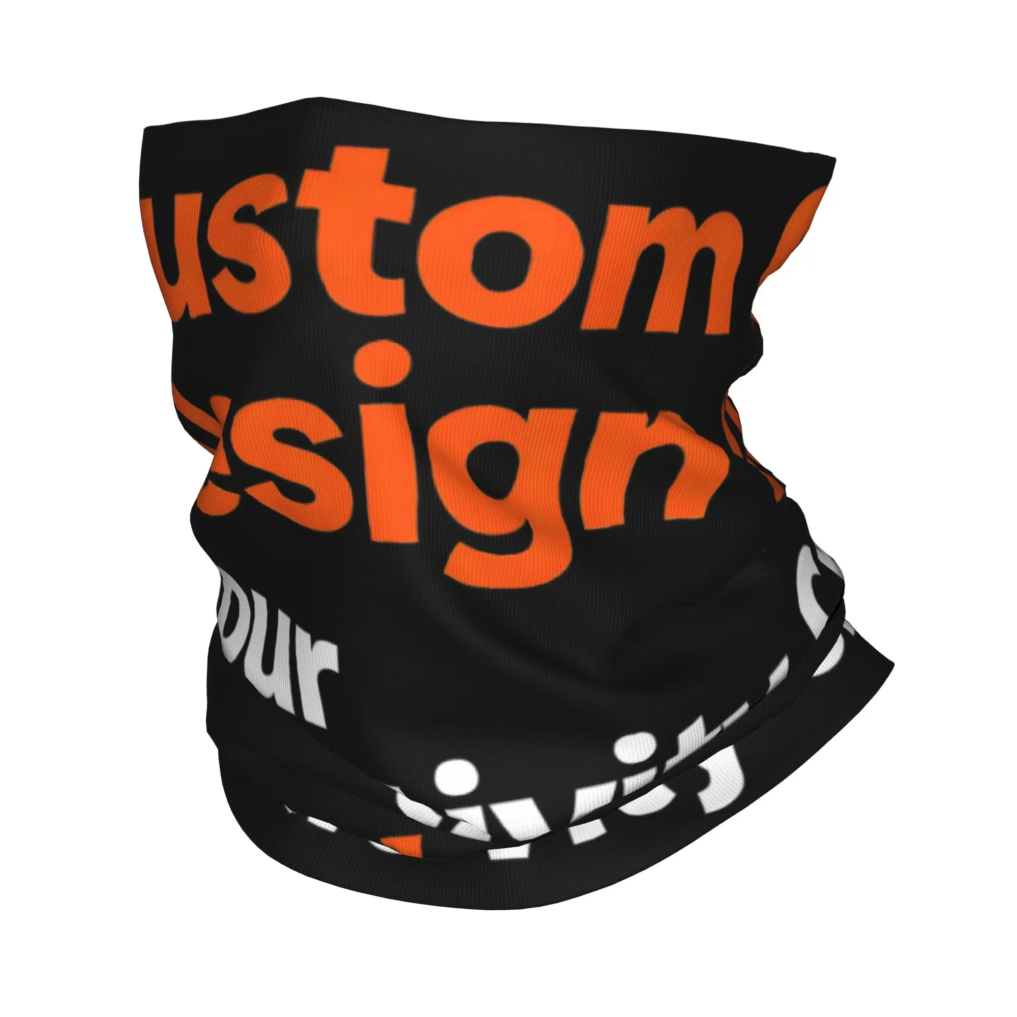 Custom Custom Design Your Creativity  Winter Headband Neck Warmer Hiking Hunting Tube Scarf Customized Text Face Bandana Gaiter