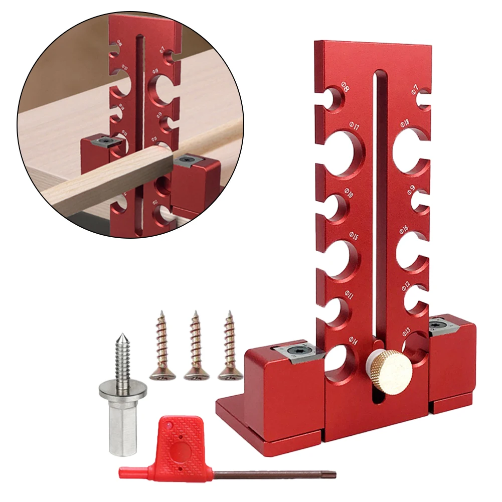 

Wooden Rod Turning Tool Electric Drill Auxiliary Punch DIY Projects Aluminum Alloy Material High Efficiency And Accuracy