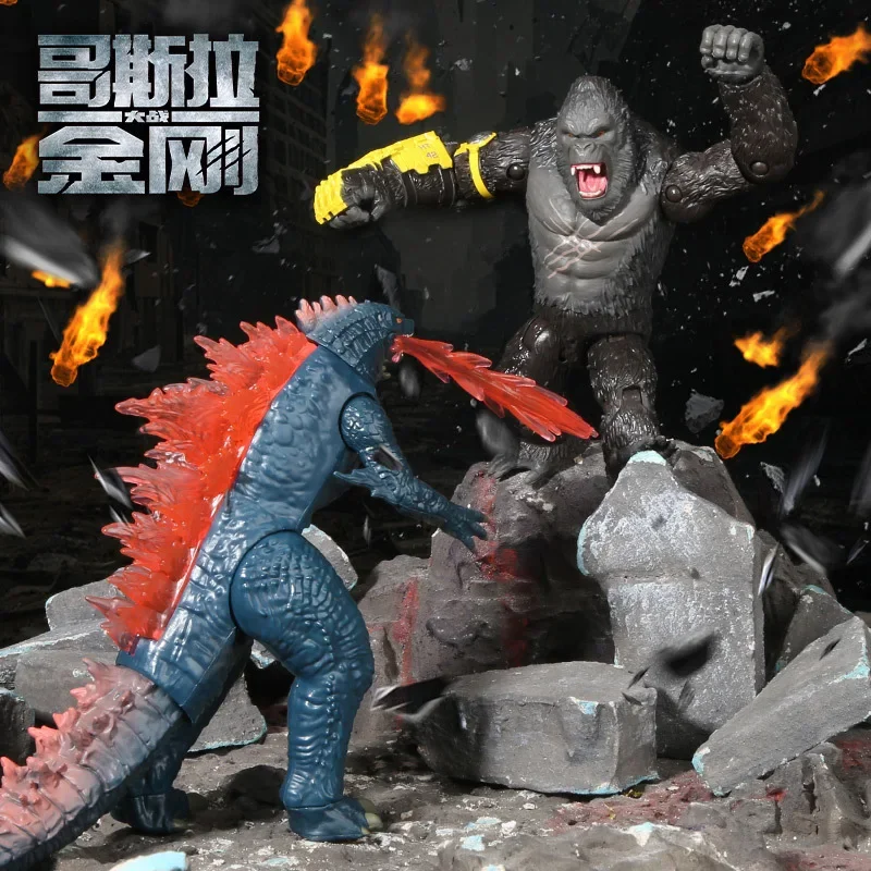 GODZILLA X Kong The New Empire Original Playmates mini B.E.A.S.T. قفاز أنيمي الشكل 2024 ألعاب أطفال جديدة هدية عيد ميلاد لصبي