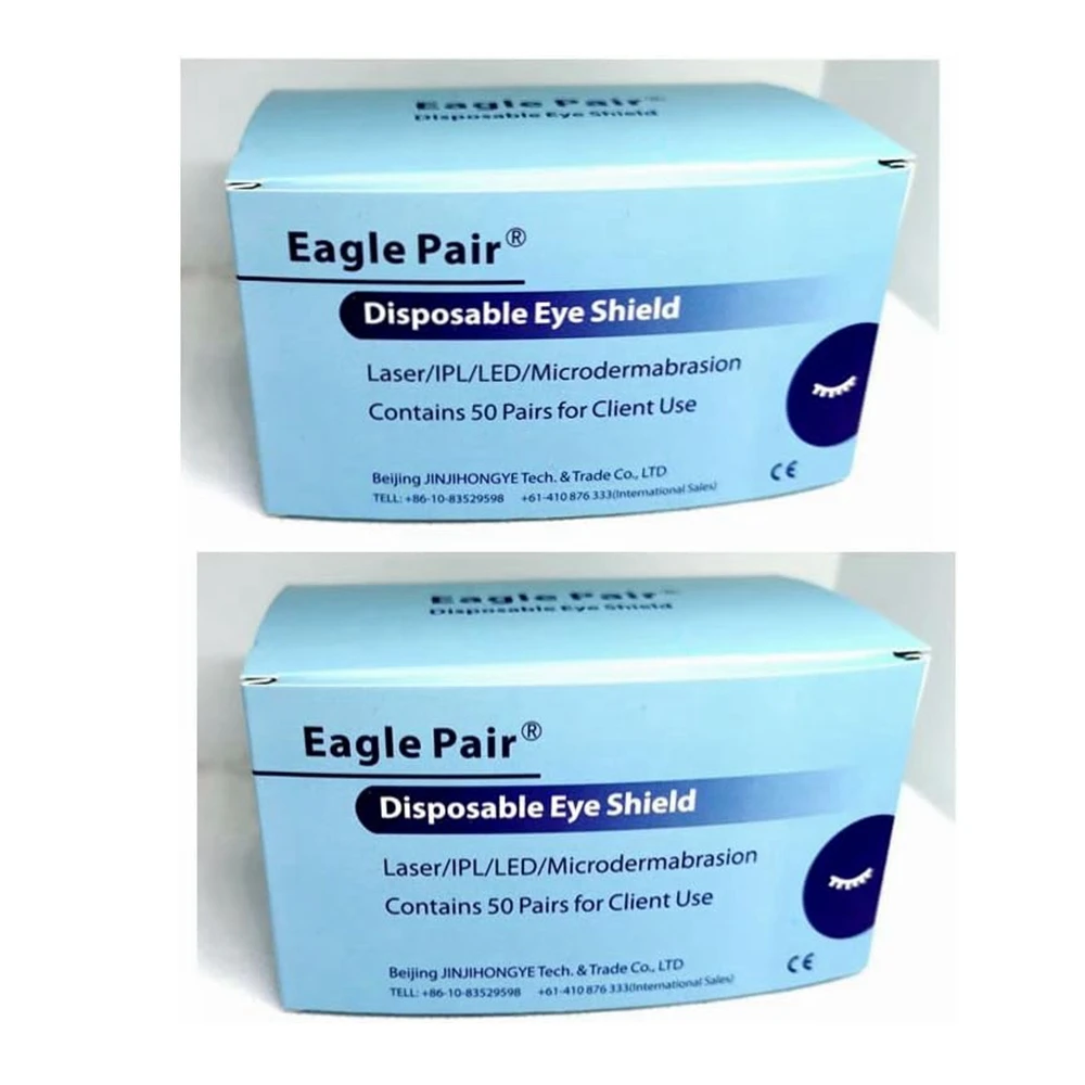 100 Pairs 190nm-11000nm OD7+ Laser/IPL/LED Disposable Eye Shield For Eye Protection