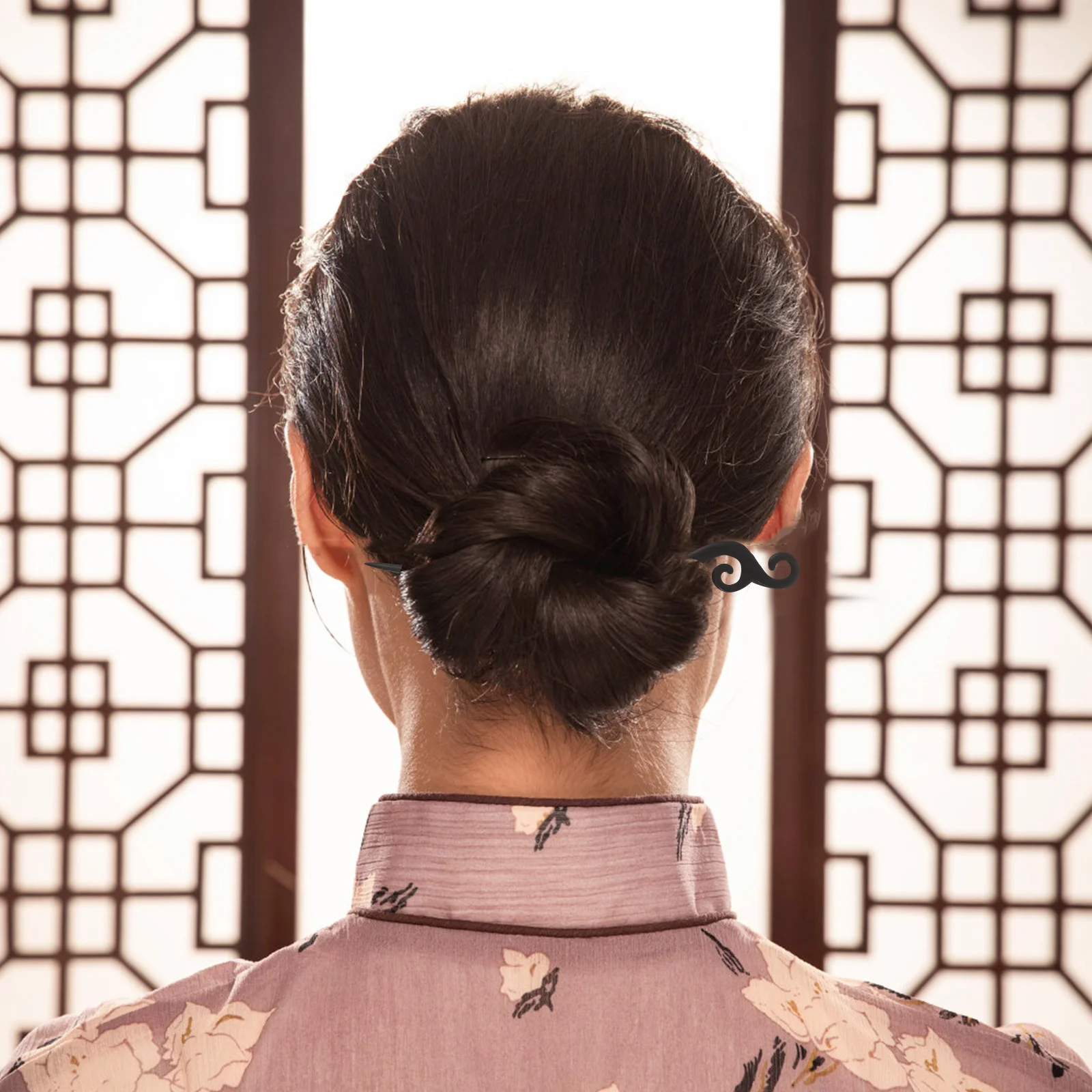 

Набор из 5 винтажных деревянных заколок для волос, элегантные ретро-китайские палочки-заколки для женщин, для причесок ханьфу и пучков