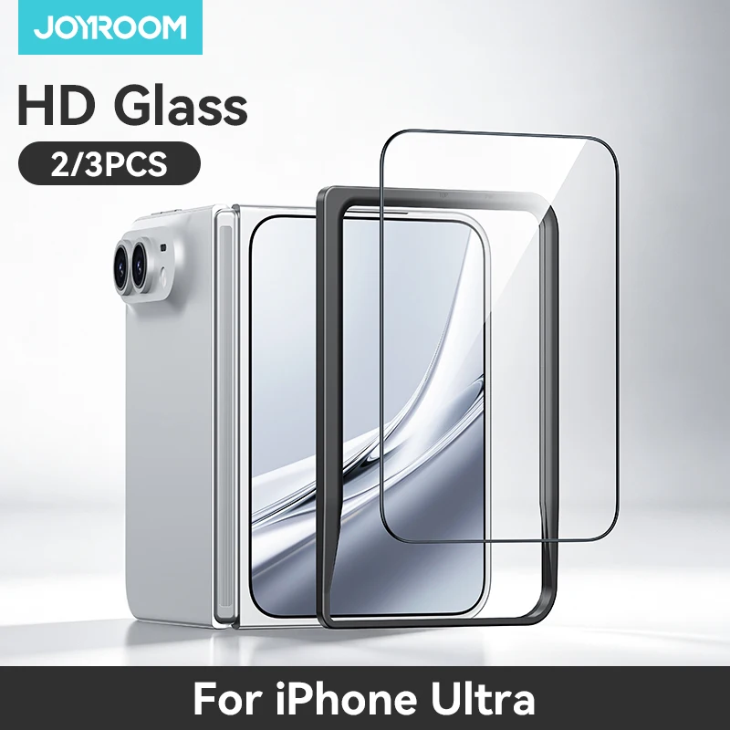 Joyroom 3/2PCS HD Glass For iPhone Duo Glass Screen Protector For iPhone Fold Screen Glass Protection 9H Tempered Glass