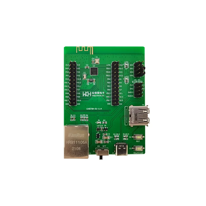 2Pcs/Lot CH579 Evaluation Board Bluetooth Low Energy (BLE) Ethernet USB 2.0 full-speed