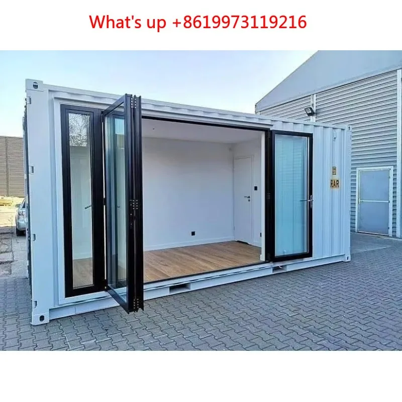 2026 Quick Folding 20ft Container House: Insulated  Prefab Home | Portable Stackable Office & Modular Living Unit with Bedroom