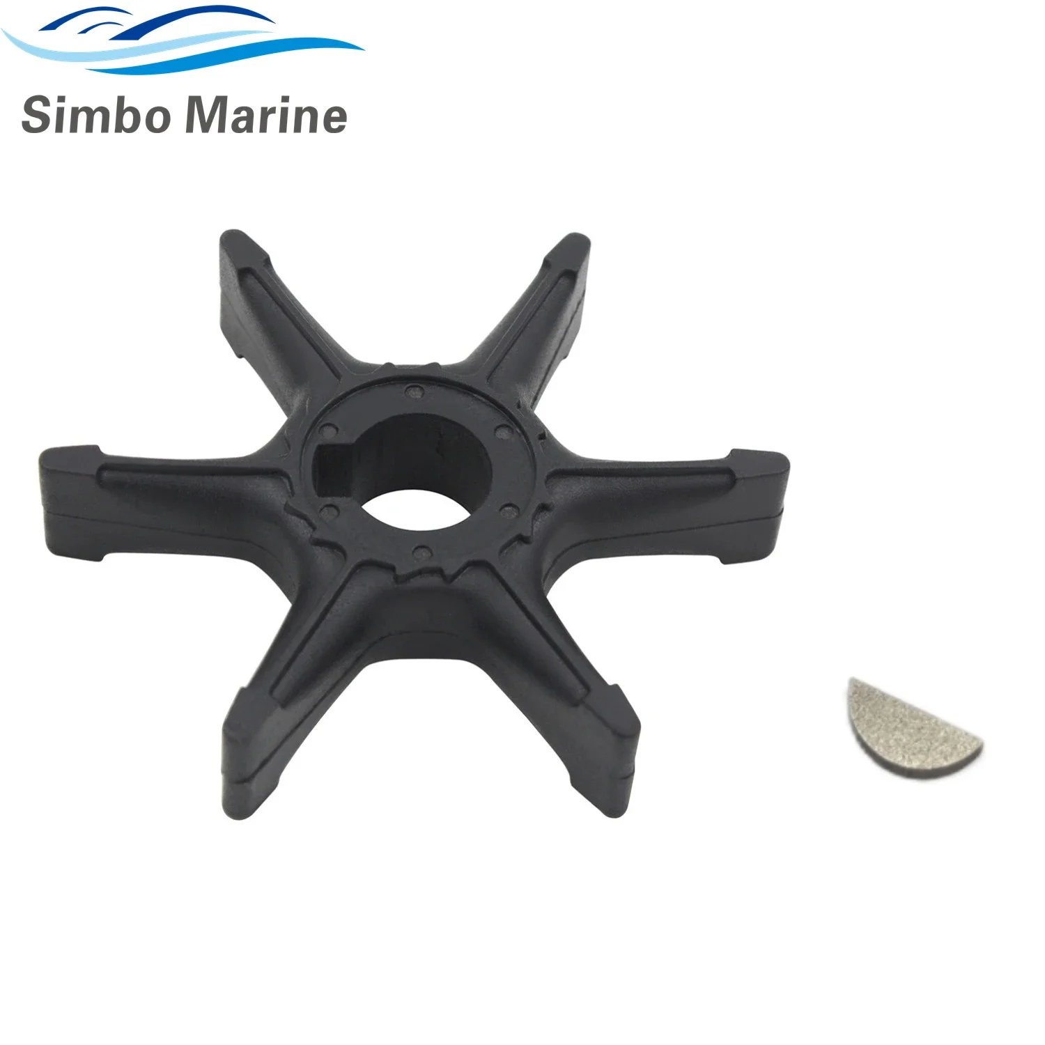 Water Pump Impeller with Key 6G0-44352 for Yamaha 2-stroke 20HP 25HP outboard motor part 20A 20B 25A 6G0-44352-00/01/02/03