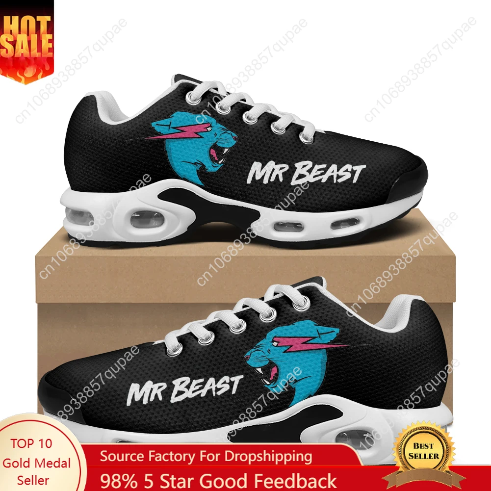 

Mr Beast Air Cushion Sneakers American Game Blogger Men Women Teenager Lightweight Sports High Quality Custom Leisure Sneaker