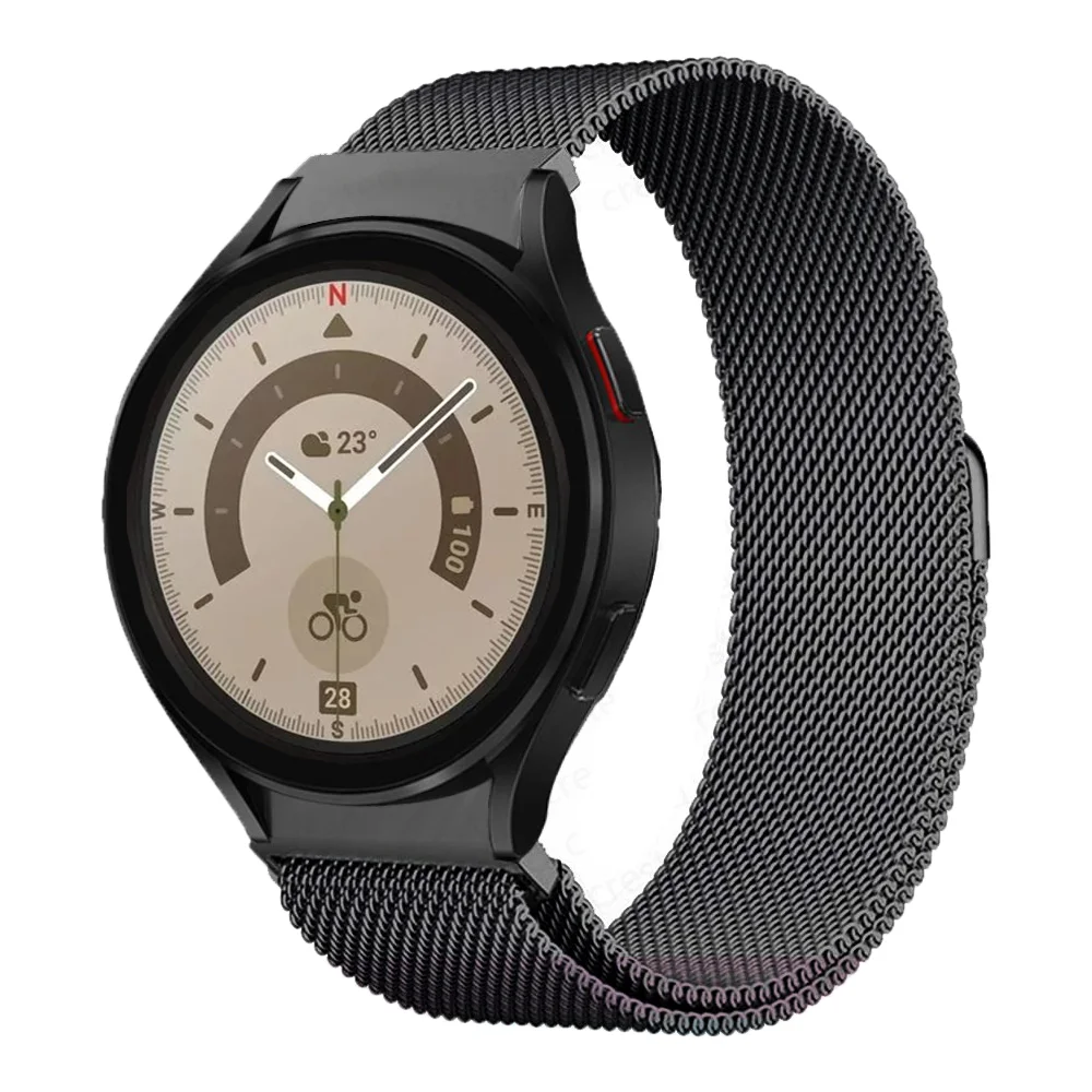 Strap For Samsung Galaxy Watch 4 5 44mm 40mm 6 46mm 42mm accessories magnetic correa Metal Bracelet Galaxy Watch 5 pro 45mm