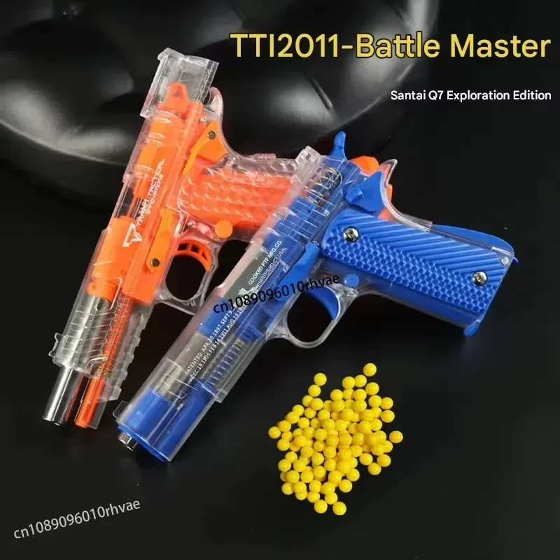 M1911 Speelgoedpistool Lege kamer Hangend machinegeweer Speelgoedpistool Snelle demontage Handleiding Jongen BB Bullet Kinderen Lagere tijdschrift