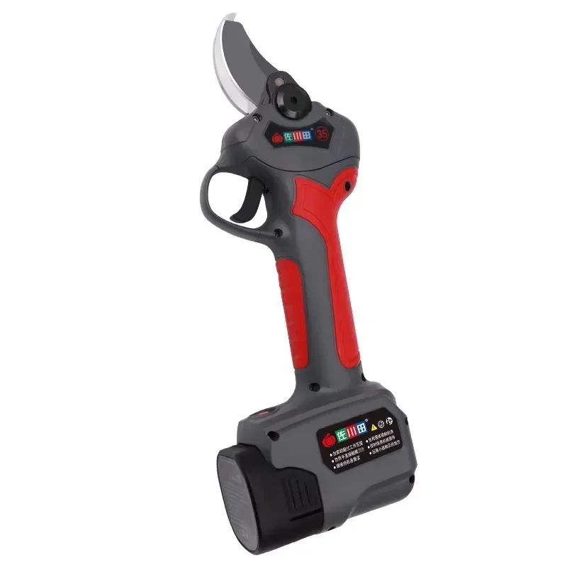 Rechargeable Electric Pruning Shears 35V Lithium Battery Cordless Garden Scissors Professional Heavy-Duty Trimming Tool for