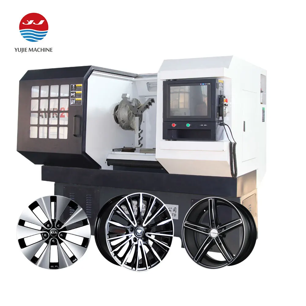 Wheel Cnc Rim Repairing Alloy Wheel Restoration CNC Lathe Hine For Sale