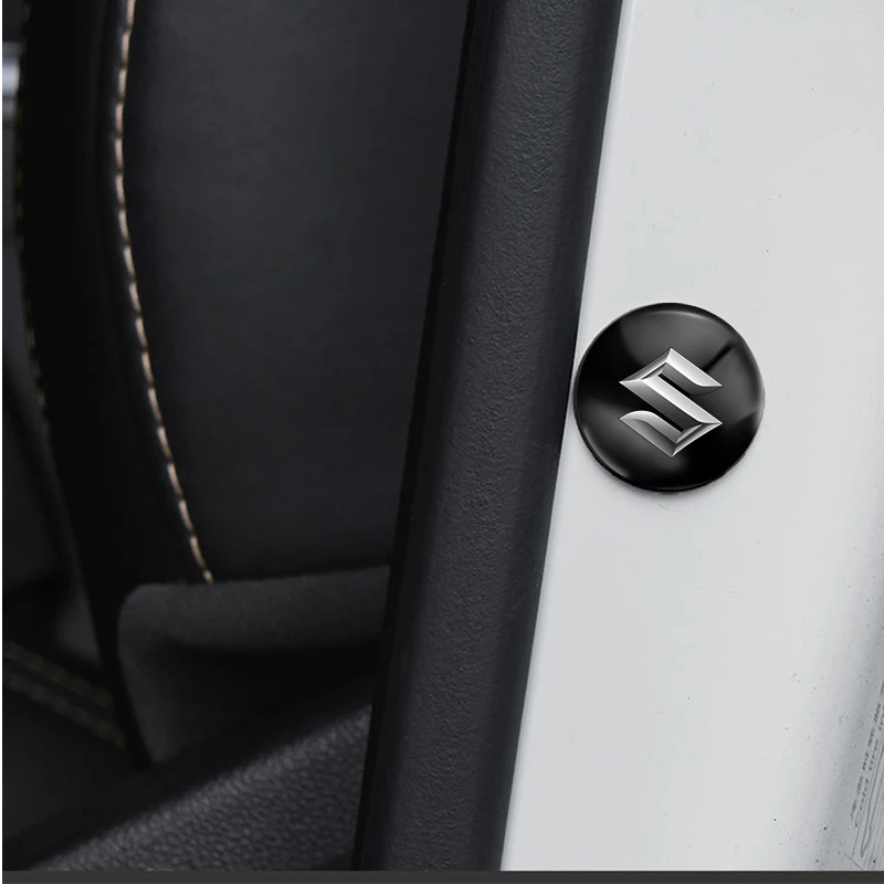 ملصقات إغلاق مضادة للصدمات لباب السيارة ، عازلة عازلة للصوت ، طوقا لسوزوكي جيمني ، غراند فيتارا ، SR4 ، سويفت ، ألتو