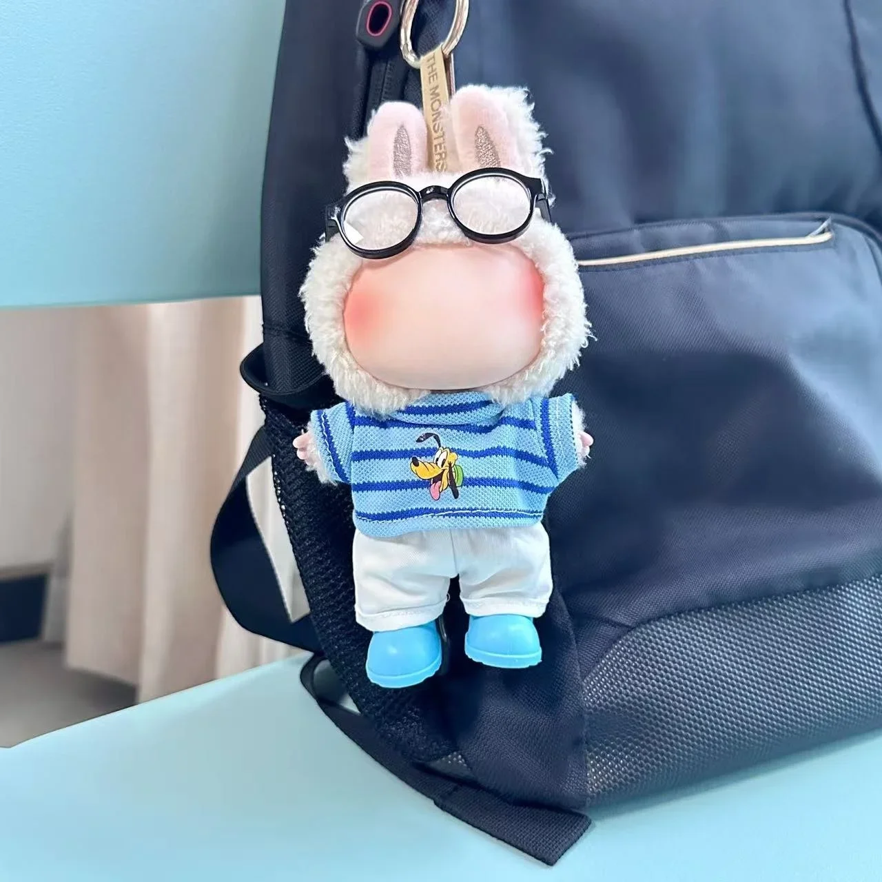 Vêtements de poupée de 17cm pour tenue Labubu, accessoires mignons, vêtements de poupées monstres, cadeau pour enfants, Mickey Mouse et ‌ Dingo Goof ‌