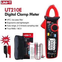 UNI-T UT210E UT210D Pinza amperometrica digitale AC DC Pinza a vero RMS Amperometro Tester di tensione Misuratore di frequenza