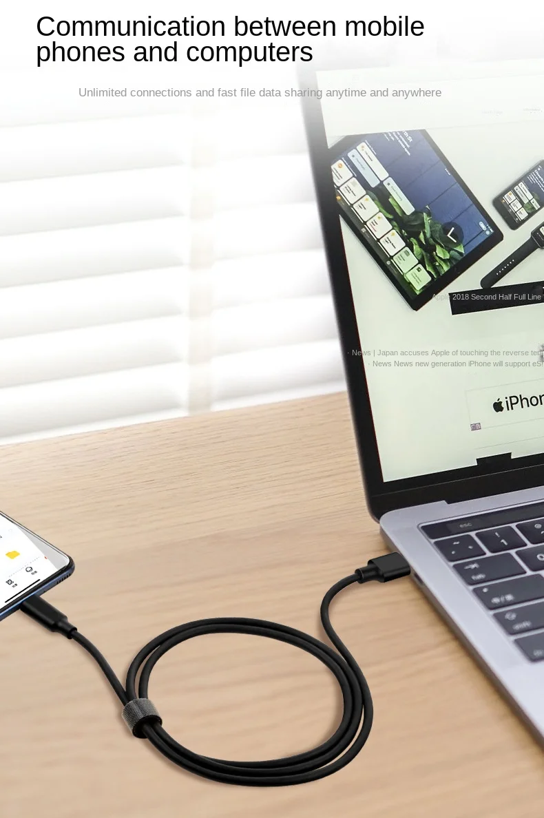 Type c Data Cable USB 3.1 Mobile Phone Fast Charging USB A To USB C Charger Cord Black Wire 0.3m 0.5m 1m 1.5m 2m 3m
