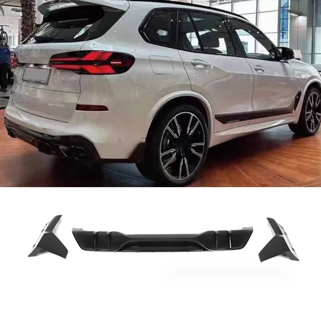 

Rear Bumper Diffuser Lip For BMW X5 G05 LCI M Sport 2023 2024 Rear Bumper Lower Guard Cover Spoiler Glossy black