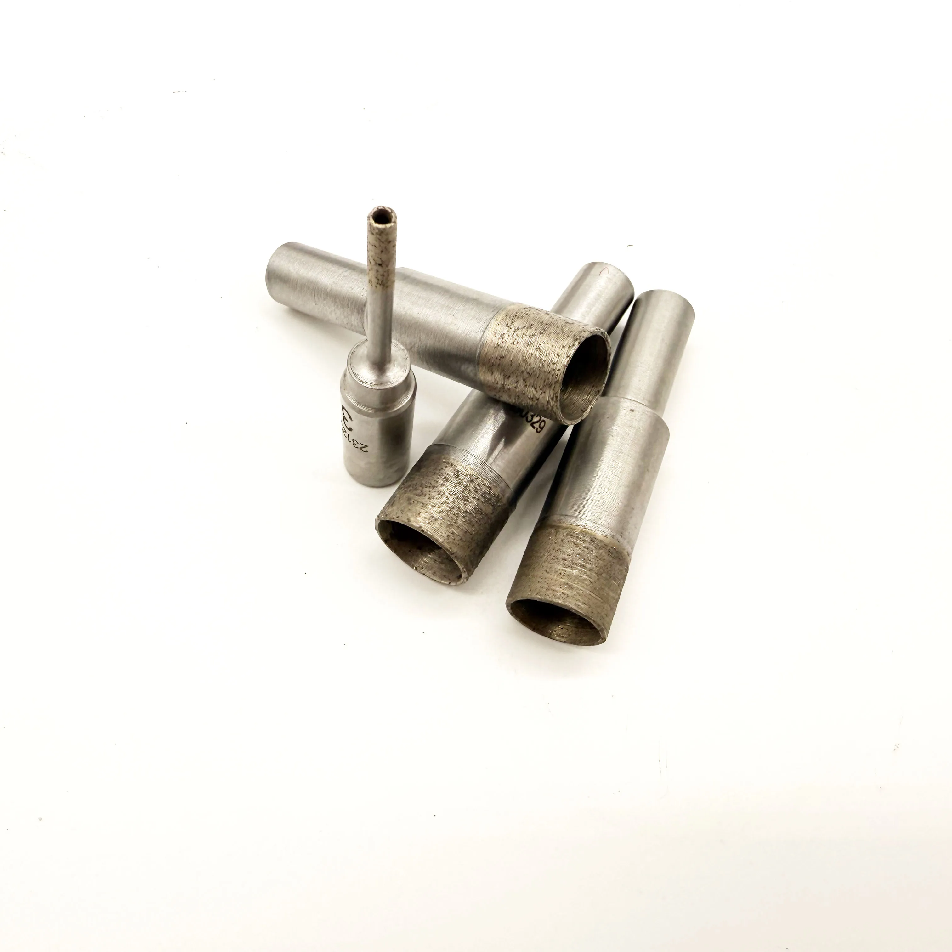 Sintered Diamond Core Drill Bits สําหรับกระเบื้องแก้วที่มีเส้นผ่านศูนย์กลางก้านตรง: 3 ~ 130 มม., ขนาดก้าน 10 มม.