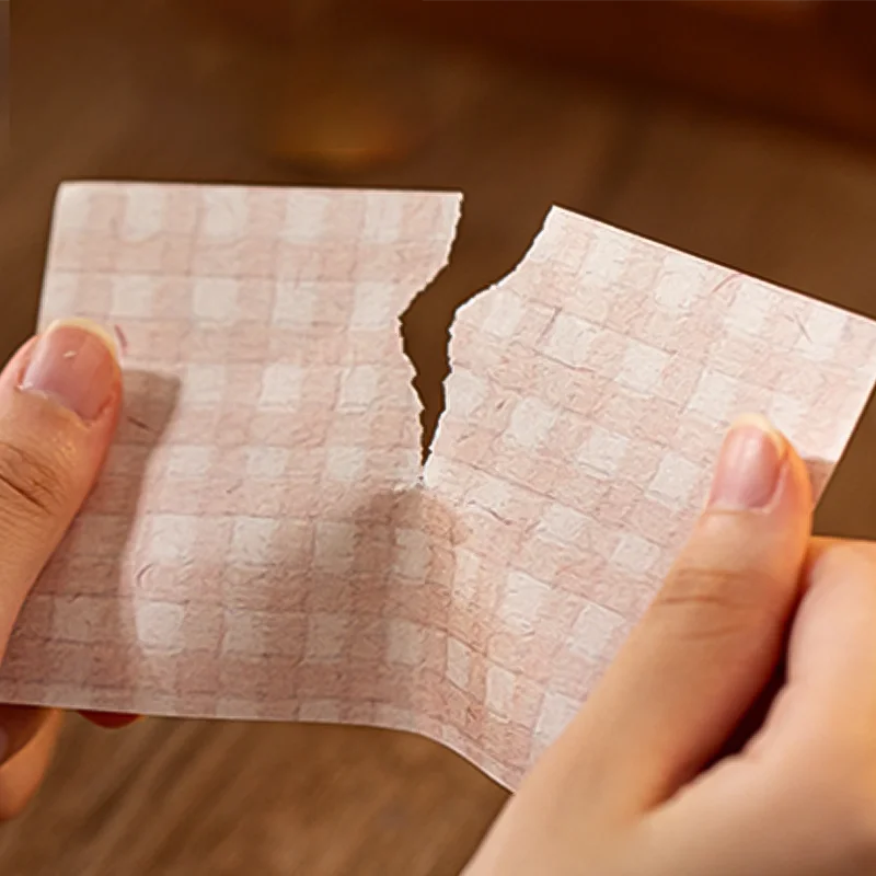 Mr. Paper Textured Background Paper 50 Sheets - Vintage Scrapbook Pages, Journal Collage Inserts, Art Craft Supplies