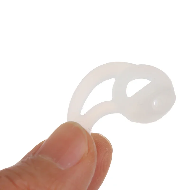 2pcs Silicone Fin Ear Mold for Two Way Radio Earpiece Replacement Earmold Earbud