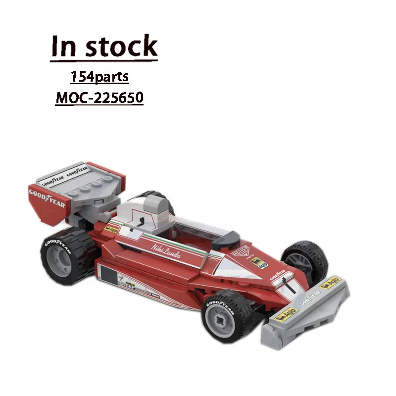 

MOC-225650 F1 Formula 312T2 Racing Car Building Block Model 154partsMOC Creative Boy Kids Birthday Building Blocks Toy Gift