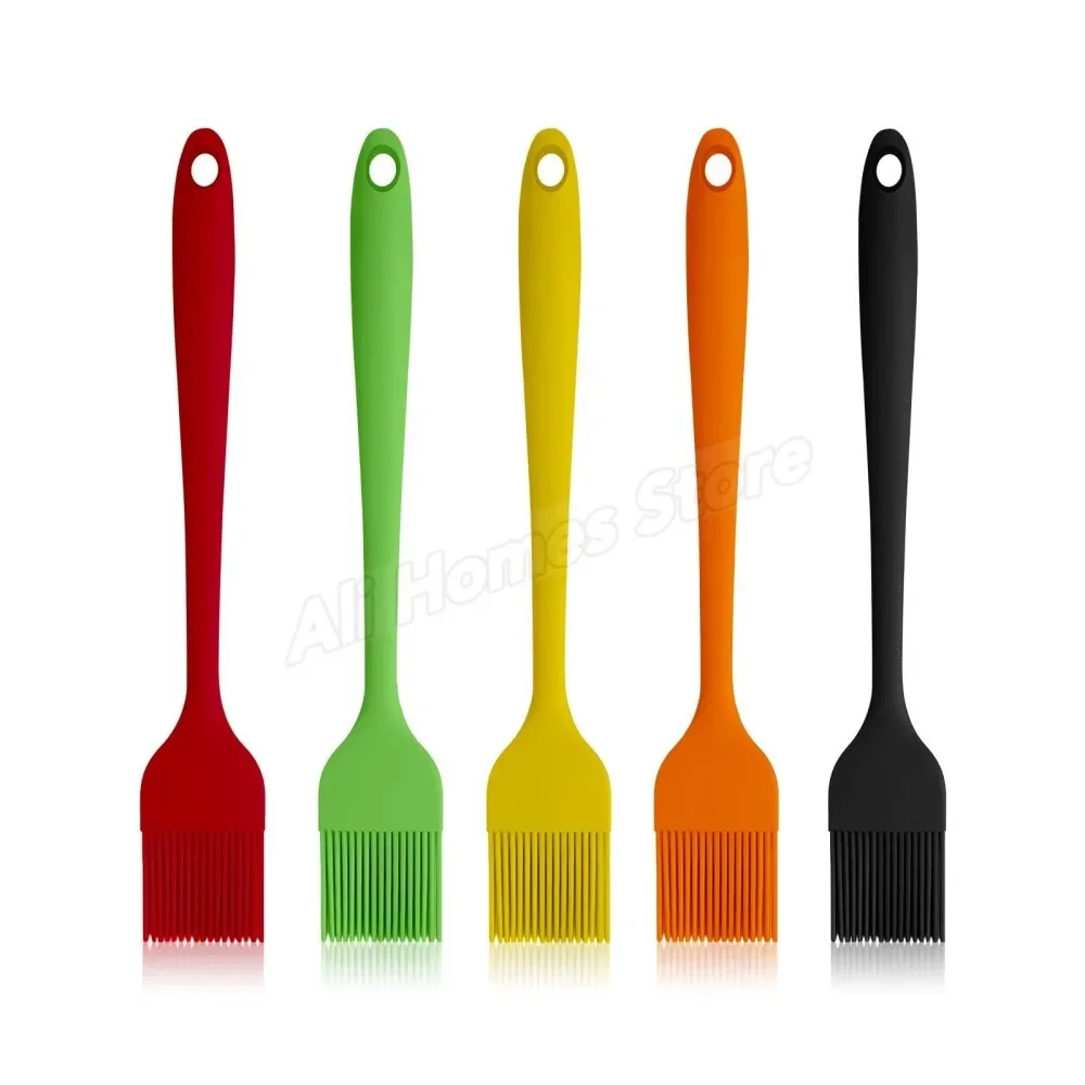 5/3/2/1 pçs escova de cozinha de silicone alinhavo escova de pastelaria cozinhar oilbrush para molho