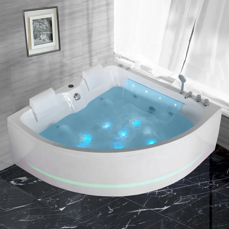 

&c New Waterfall Bubble Corner Bathtub Hydro Jakossi and Whirlpool Bathtub Jacozy Spa for 2 Person Bath Indoor Spa Outdoor