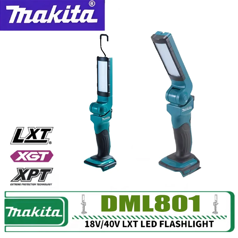 

Makita DML801 LXT LED Flashlight 18V Lithium Electric Drill LED Flashlight Cordless Power Tools 240LM