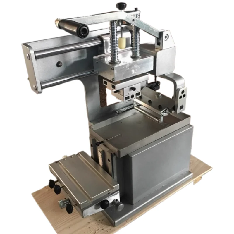 

Manual Pad Printer With Inkwell System Logo Printing Machine 1 Color + 1 Cliche Plate + 2 Rubber Pads Combo