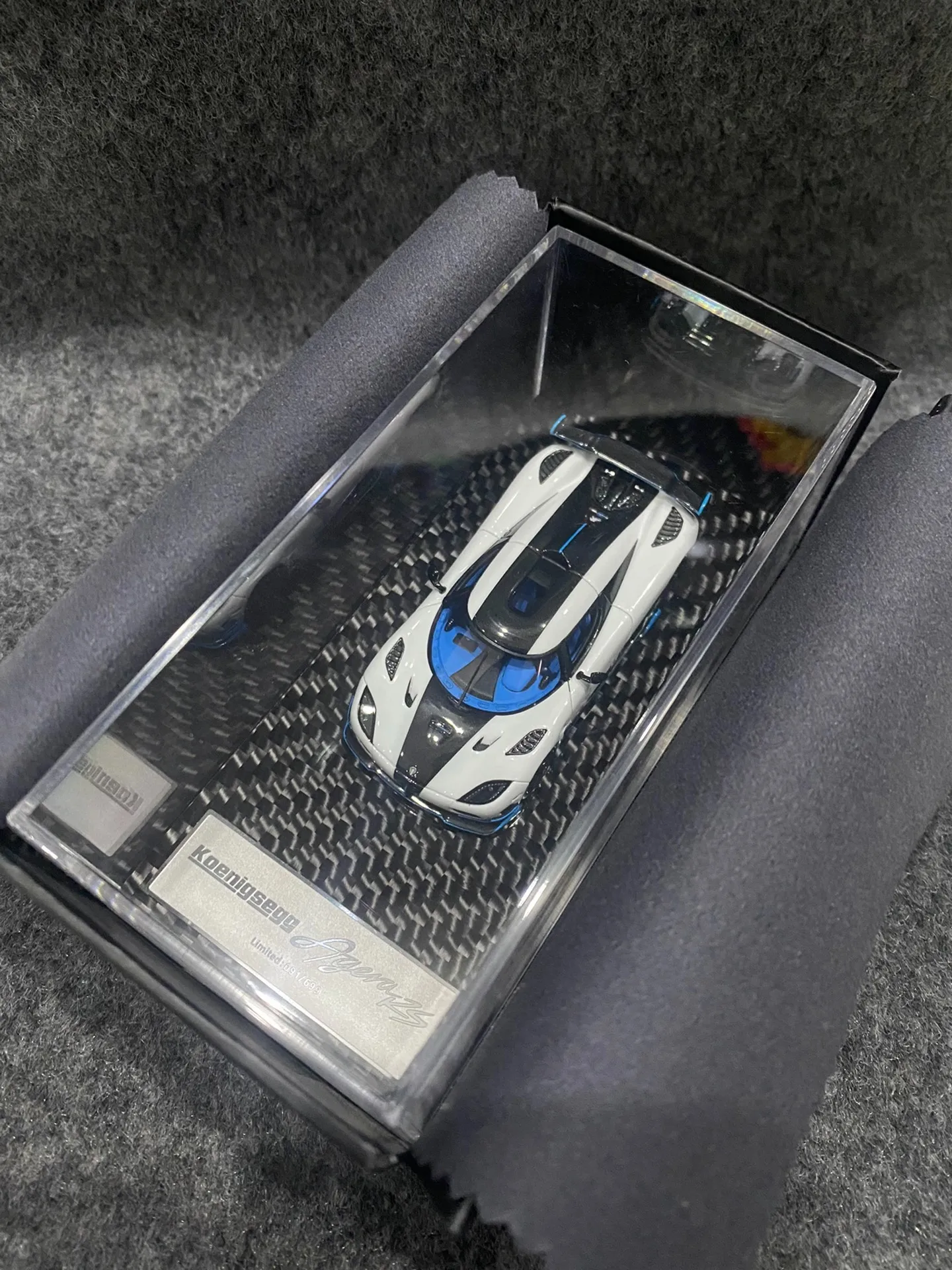 GRYNING 1:64 ใหม่ ALPS 64 Series Koenisseg Agera RS จํากัด 699 เรซิ่นจําลองรถของเล่นเด็กของขวัญ