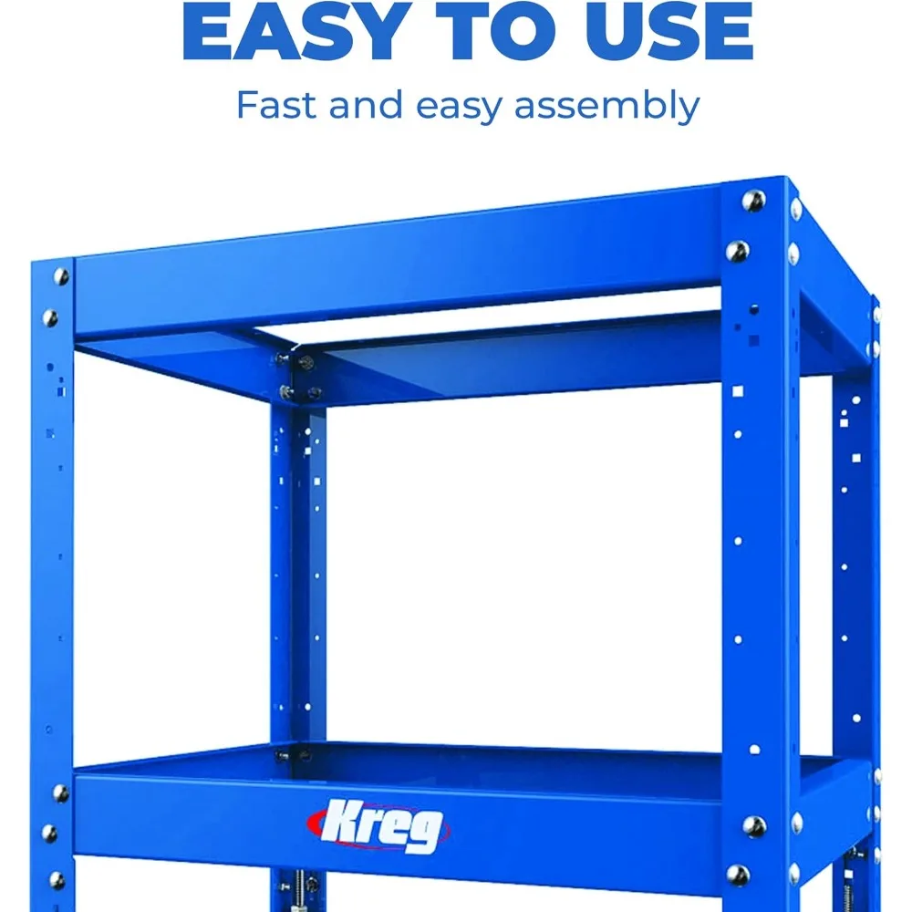 عرض ساخن - حامل متجر KRS1035 متعدد الأغراض، طاولة فولاذية قوية مقاس 12 و16 متينة وقابلة للتعديل #6