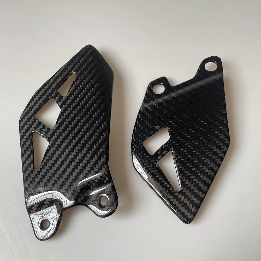 ZX10R Protezioni Tacco In Fibra di Carbonio Rearset Per KAWASAKI ZX-10R 2011-2024 ZX 10R 2023 Accessori Moto Poggiapiedi Posteriore Piastra Ala