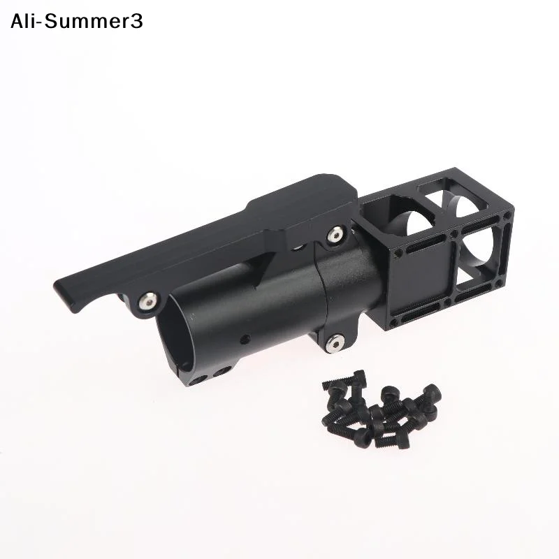 【AW】1Pcs 30mm Horizontal Folding Quick Release Metal Tube Foldable Arm Connector Pipe Union Connection Joint For RC UAV Drone