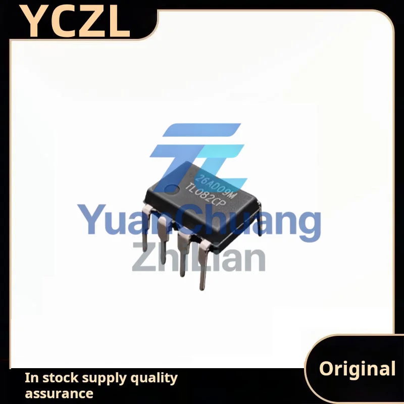10PCS new original genuine TL082CP dual high slew rate JFET input operational amplifier DIP-8
