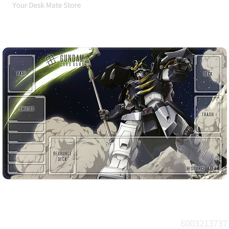 Cartoon Unicorn Gundam Series TCG  Single Player Card Playmat Rubber Set Transfer Battle Dish Game Battle Table Mat New