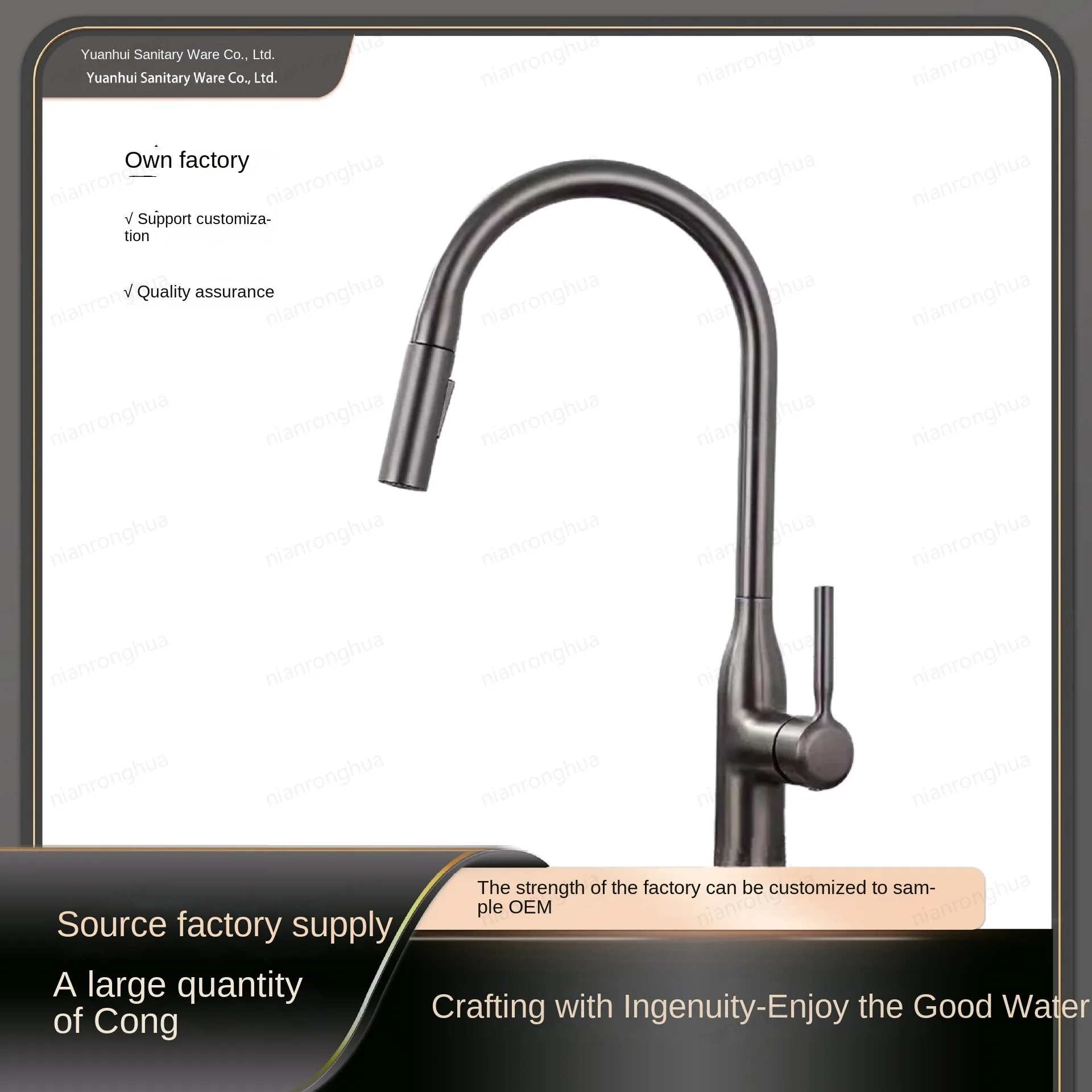 

Gungrey Silver Kitchen Bathroom Faucet Brush Pull Out Faucet Four Function Gun Handle Mixer Hot and Cold Water Taps Faucet