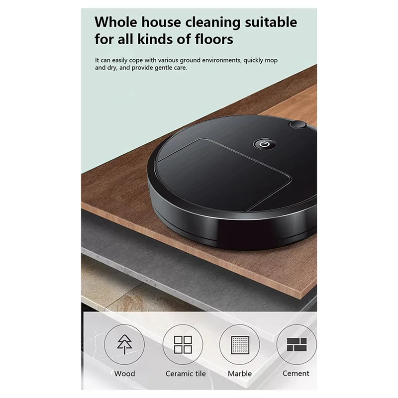 N02R-USB Charging Fully Aut Automatic Clean Machine Multifunctional Ultra-Thin Intelligent Sweeping Robot Mopping Machine For Ho