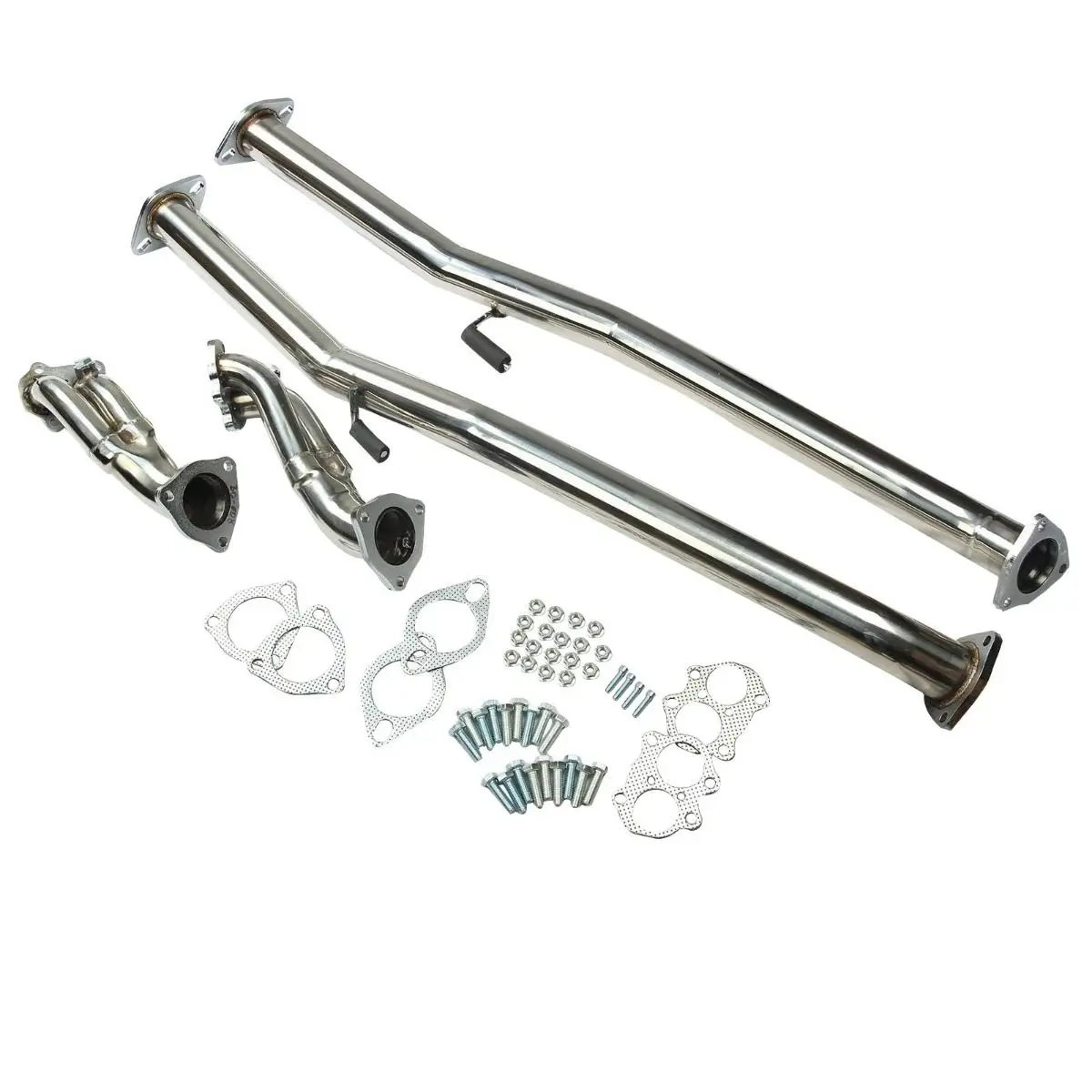 

Downpipe Exhaust for 1990 1991 1992 1993 1994 1995 1996 Nissan 300ZX Z32 Turbo 3.0L Stainless 2.25" Downpipe Exhaust VG30DETT
