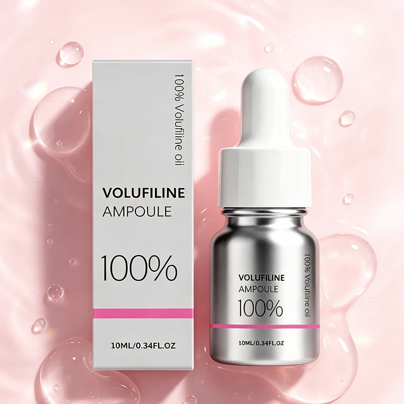Image of 100% Volufiline Ampullen-Serum 10ml, aufpolsterndes, straffendes, feuchtigkeitsspendendes Serum, spendet tiefenwirksam Feuchtigkeit, verbessert feine Linien, erfrischt, nicht klebrig.