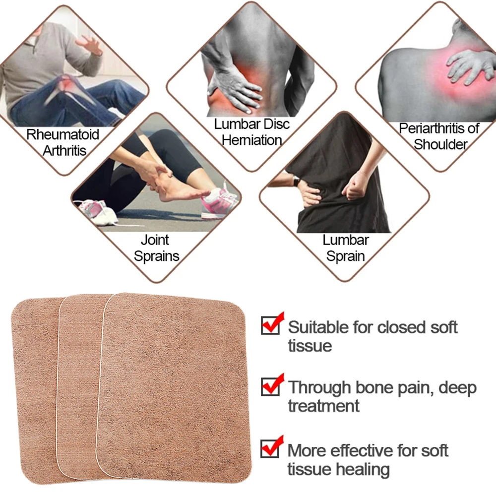 12Pcs Alsem Moxibustion Plakken Halswervels Knie Warm Zelfopwarming Joint Sticker Kruidenthee Patches Voor Houden Lichaam Gezamenlijke warm