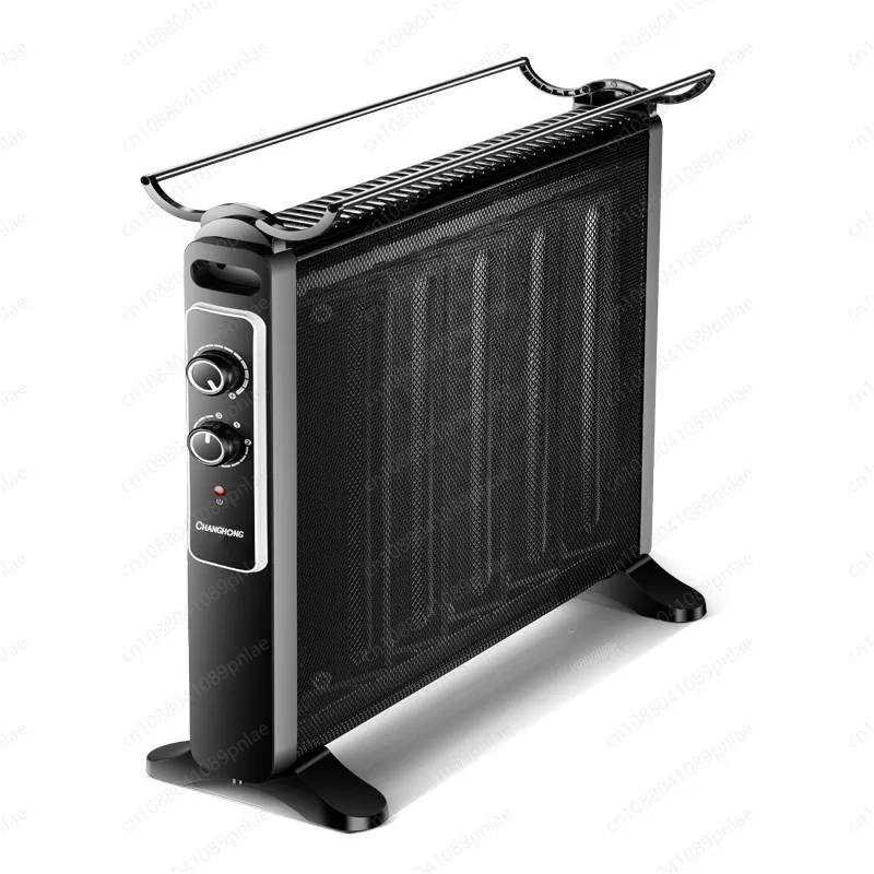 

Энергосберегающий бесшумный электрический обогреватель бытового назначения с быстрым нагревом, конвекционный, с карбоново-кристаллической нагревательной пленкой, безмасляный.