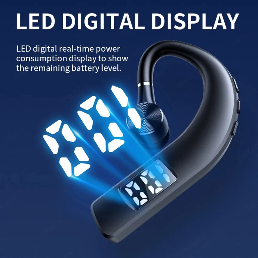 Drahtlose Bluetooth-Kopfhörer mit Mikrofon, Kopfhörer mit Geräuschunterdrückung, Freisprecheinrichtung, Geräuschunterdrückung, Headset zum Fahren von Audifonos