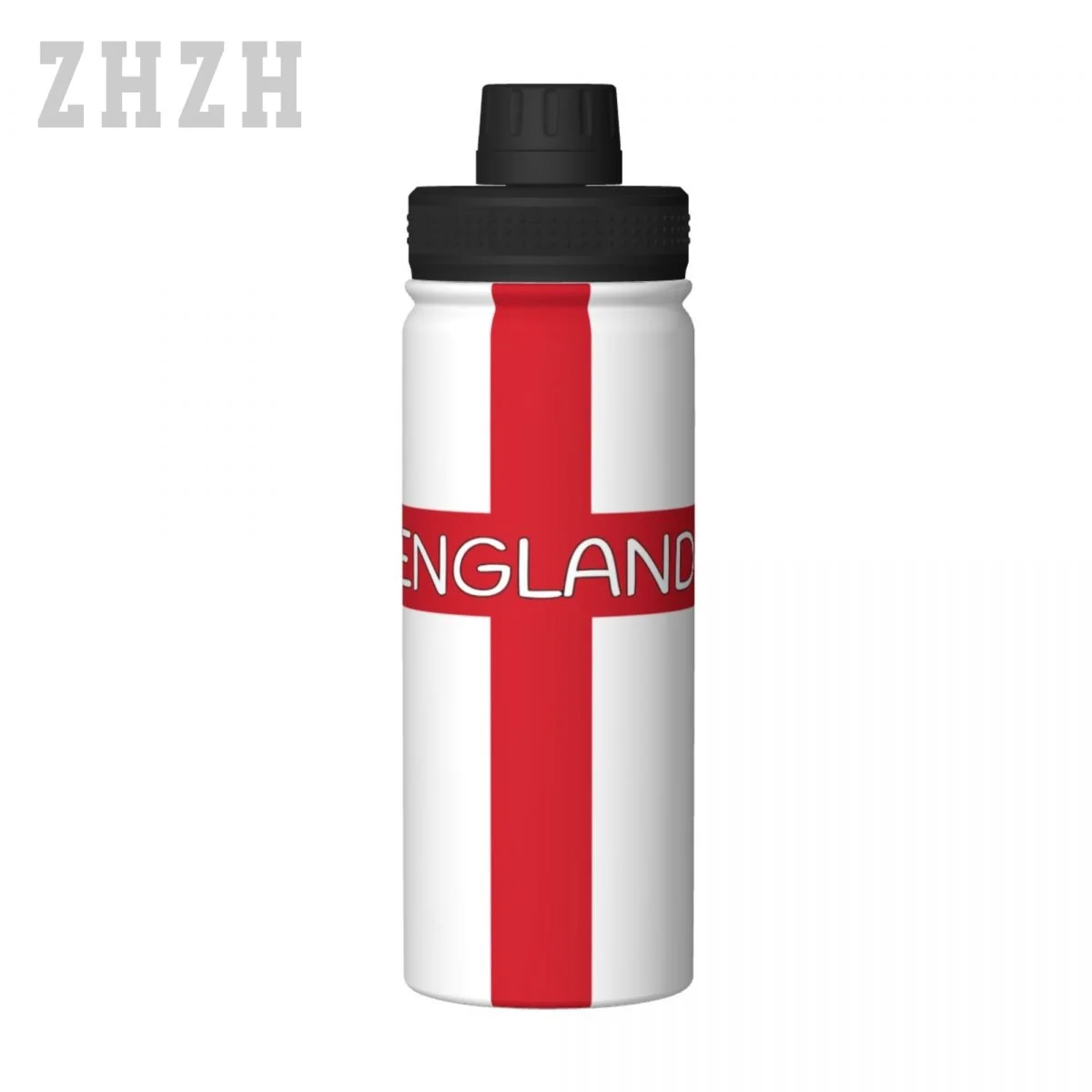 Unisex Sports Water Thermos Bottle England Flag United Kingdom UK 304 Stainless Steel Double-layer Insulation Cold And Hot