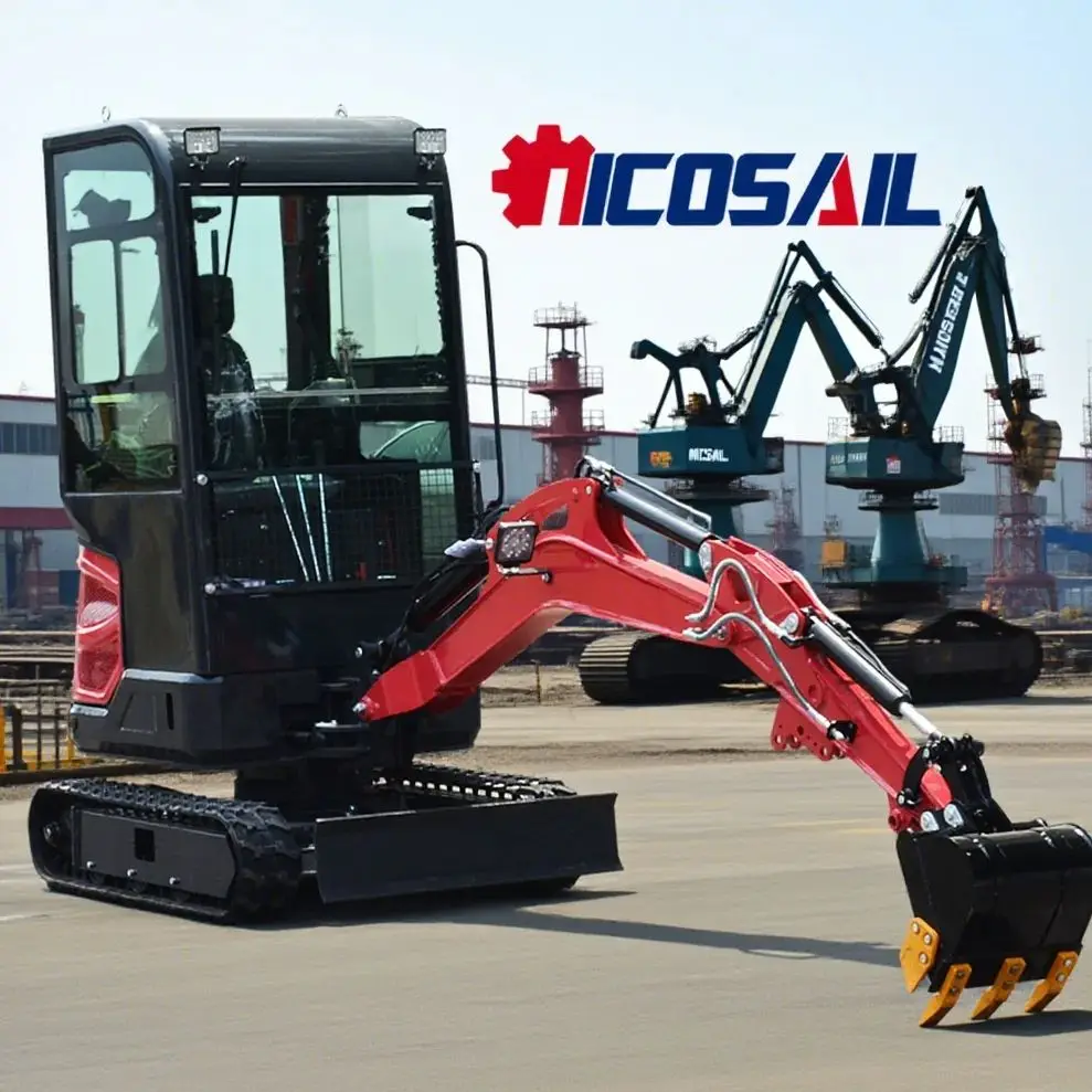 

Customized product hydraulic 1.8-ton Chinese small excavator new excavator
