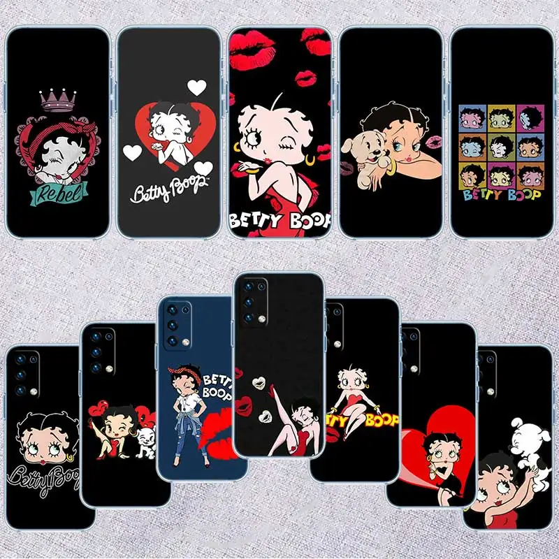 Funda para Teléfono RE11 con Diseño de Betty Boop para Motorola Moto G40, G04, G05, One Ace, Action, Fusion + Plus, Hyper, Macro, Vision, Zoom