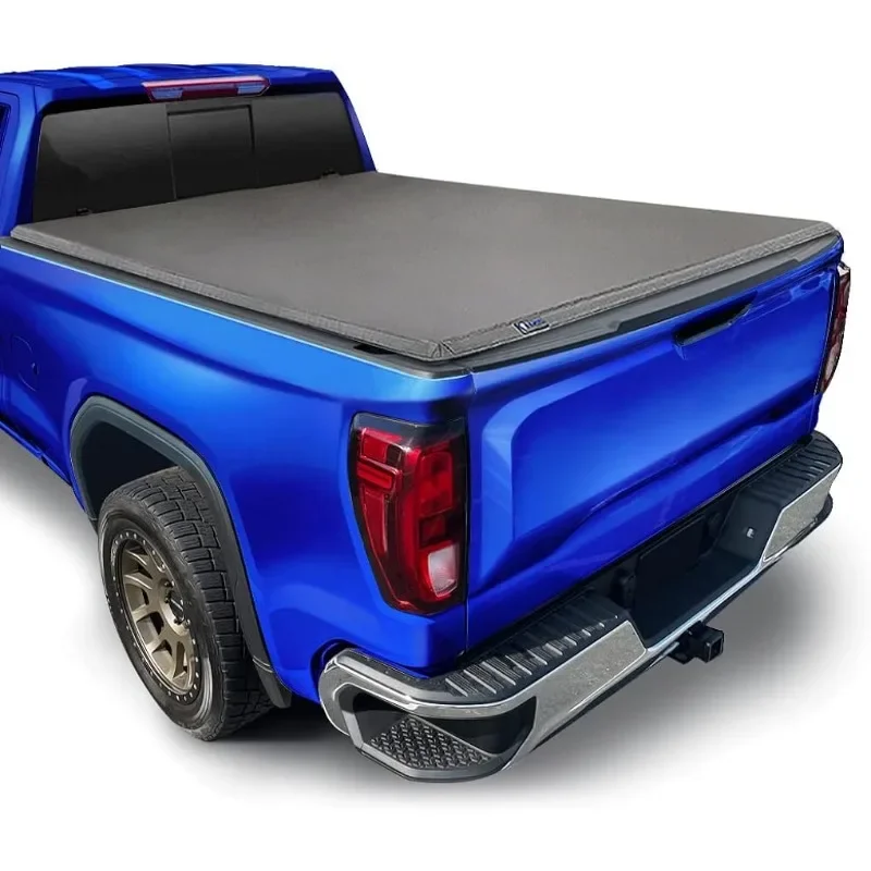 Tyger Auto T3 Soft Tri-fold Truck Bed Tonneau Cover Compatible with 2019-2024 Chevy Silverado Sierra 1500