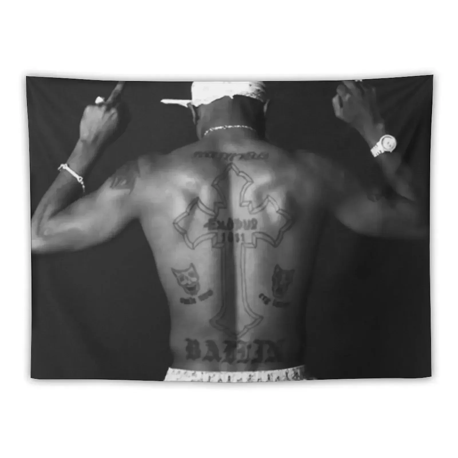 Cool Tattoo - 2pac Tapestry Decor For Room Kawaii Room Aesthetic Korean Tapestry