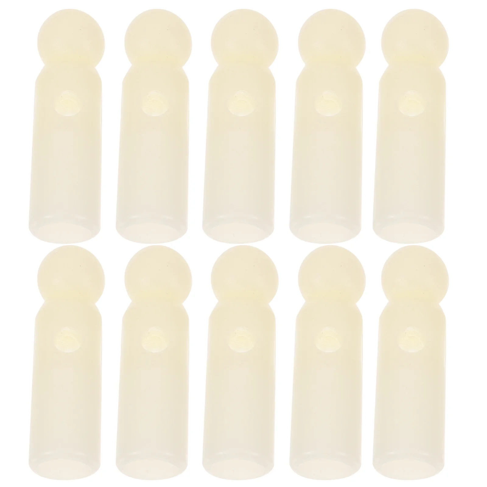 

10Pcs Umbrella Tail Beads Plastic Bone Covers Sturdy Foldable Accessories for Repair Replacement Umbrella Tail Beads