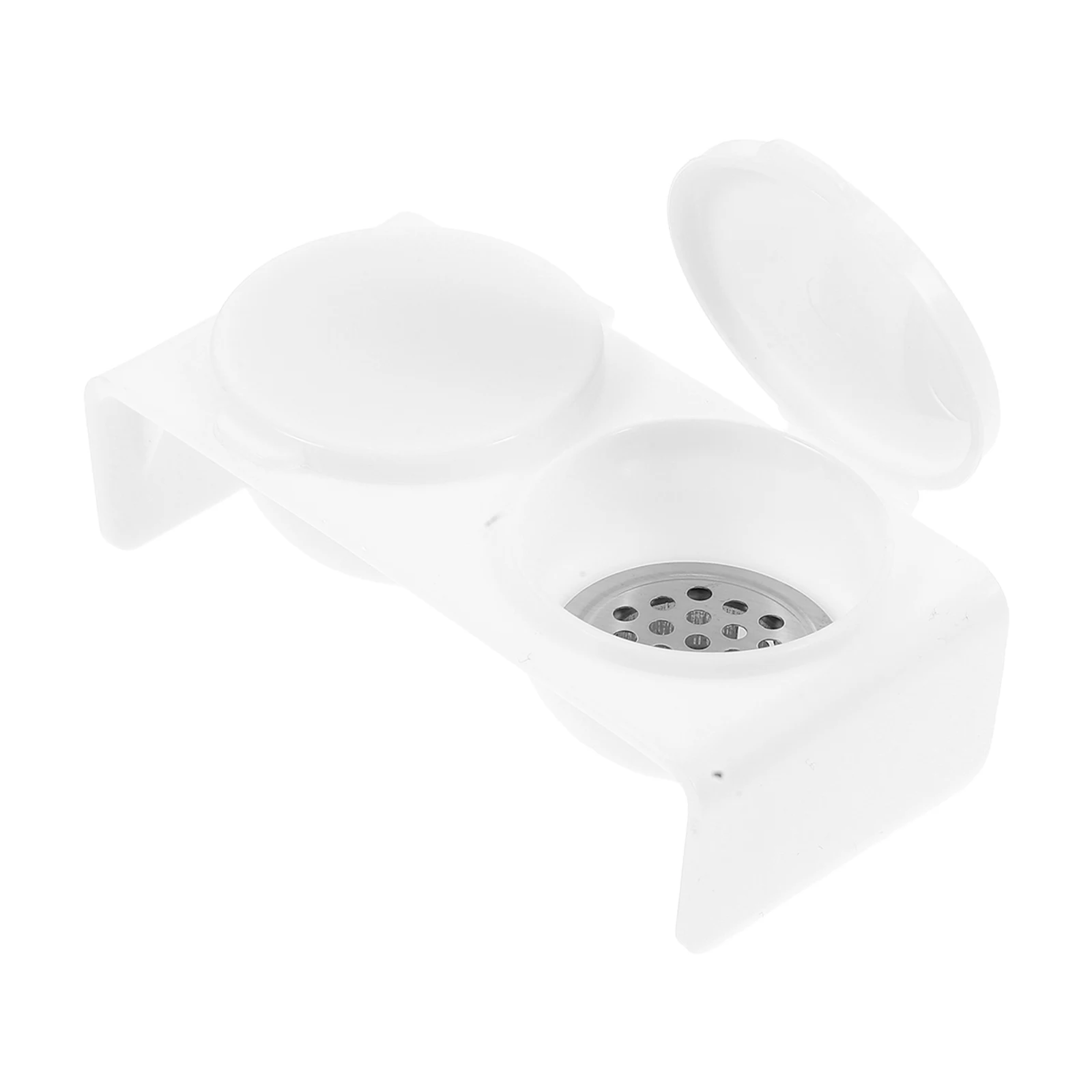 

Dual Cup Nail Art Bowl Soaking Dish Lid Acrylic Liquid Wash Pen Water Dappen Dish Monomer Holder For Natural False Nails Nail