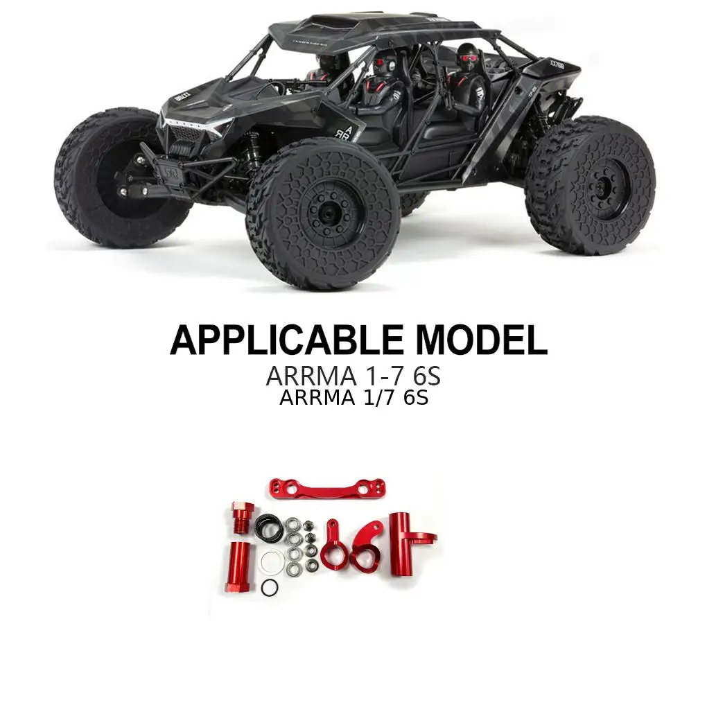 RCGOFOLLOW Lenkservo-Saver, kompletter hochpräziser Rc-Lenkungsservo-Saver, komplett für 1/7 6S Monster Trucks