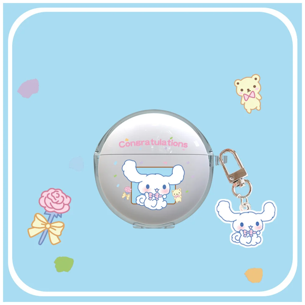 เคสโทรศัพท์ลายการ์ตูนน่ารักสำหรับ OPPO O Air2i หูฟังไร้สายพร้อมจี้